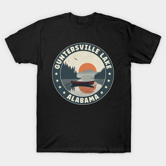 Guntersville Lake Alabama Sunset T-Shirt by turtlestart